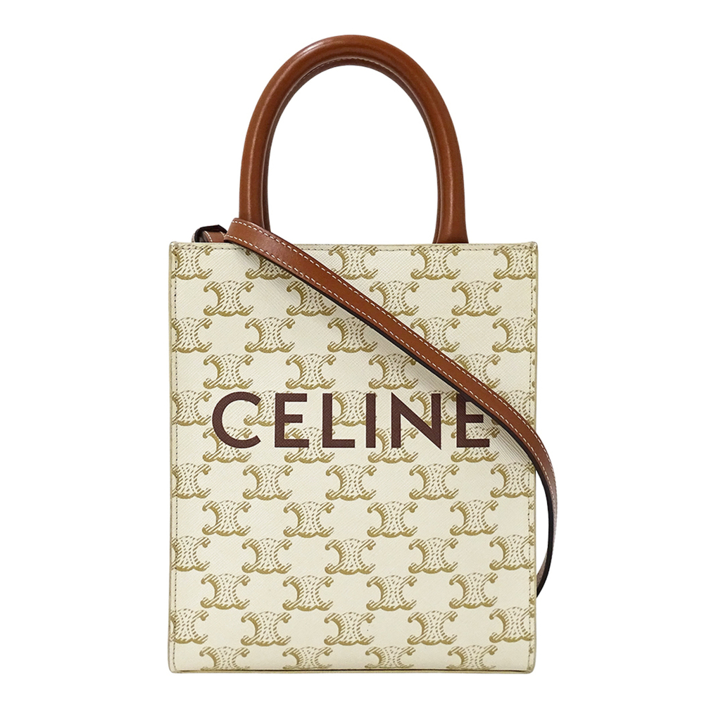 Celine CELINE handbag for women, brand name, handbag/shoulder bag, 2-way, Tri...